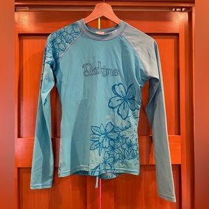 womens dakine rashguard w. built in sports bra
